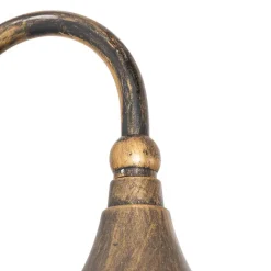 QAZQA Smarte Außenbeleuchtung|Außenwandleuchten*Smarte Außenwandleuchte Antikgold IP44 inkl. Wifi A60 - Daphne