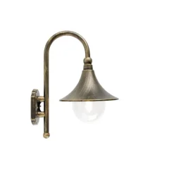 QAZQA Smarte Außenbeleuchtung|Außenwandleuchten*Smarte Außenwandleuchte Antikgold IP44 inkl. Wifi A60 - Daphne