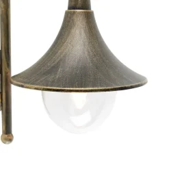 QAZQA Smarte Außenbeleuchtung|Außenwandleuchten*Smarte Außenwandleuchte Antikgold IP44 inkl. Wifi A60 - Daphne