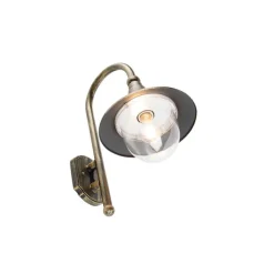 QAZQA Smarte Außenbeleuchtung|Außenwandleuchten*Smarte Außenwandleuchte Antikgold IP44 inkl. Wifi A60 - Daphne