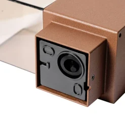 QAZQA Smarte Außenbeleuchtung|Außenwandleuchten*Smarte Außenwandleuchte rostbraun IP44 inkl. WLAN P45 - Dänemark