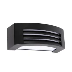 QAZQA Smarte Außenbeleuchtung|Außenwandleuchten*Smarte Außenwandleuchte schwarz IP44 inkl. WLAN A60 - Hurricane 1