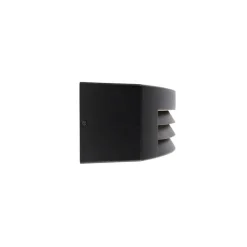 QAZQA Smarte Außenbeleuchtung|Außenwandleuchten*Smarte Außenwandleuchte schwarz IP44 inkl. WLAN A60 - Hurricane 1