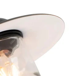 QAZQA Smarte Außenbeleuchtung|Außenwandleuchten*Smarte Außenwandleuchte schwarz IP44 inkl. WLAN A60 - München