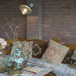 QAZQA Smarte Außenbeleuchtung|Außenwandleuchten*Smarte Außenwandleuchte Zink IP44 inkl. WLAN A60 - München