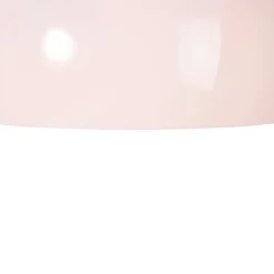 QAZQA Esszimmerlampen|Wohnzimmerlampen*Smarte Bogenlampe Chrom mit weißem Schirm inkl. Wifi A60 - Arc Basic