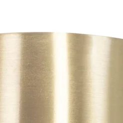 QAZQA Smarte Deckenleuchten|Deckenleuchten*Smarte Deckenleuchte aus Messing mit Rauchglas inkl. WLAN A60 - Stiklo