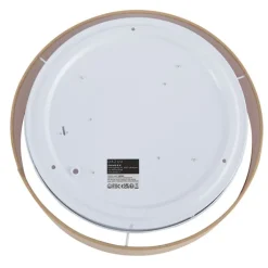 QAZQA Led-Deckenleuchten|Deckenleuchten*Smarte Deckenleuchte Beige 35cm inkl. LED und Fernbedienung - Flat Drum