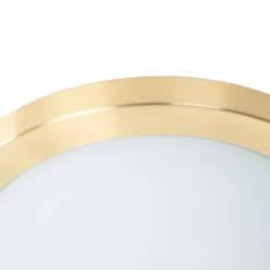 QAZQA Gartenbeleuchtung|Badezimmerlampen*Smarte Deckenleuchte Gold 31 cm IP44 inkl. Wifi A60 - Yuma