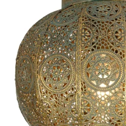 QAZQA Deckenleuchten|Wohnzimmerlampen*Smarte Deckenleuchte Gold mit Grün 28,5 cm inkl. WiFi A60 - Baloo