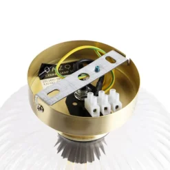 QAZQA Smarte Deckenleuchten|Deckenleuchten*Smarte Deckenleuchte Messing inkl. Wifi A60 - Karel