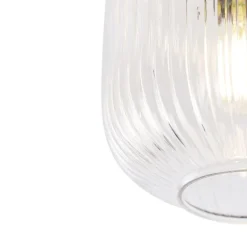 QAZQA Smarte Deckenleuchten|Deckenleuchten*Smarte Deckenleuchte Messing inkl. Wifi A60 - Karel