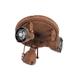 QAZQA Schlafzimmerlampen|Küchenlampen*Smarte Deckenleuchte Rostbraun inkl. 3 WiFi GU10 - Sorra