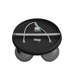 QAZQA Deckenleuchten|Wohnzimmerlampen*Smarte Deckenleuchte Schwarz mit Rauchglas 3-flammig inkl. WiFi A60 - Vidro