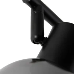 QAZQA Smarte Spots|Smarte Deckenleuchten*Smarte Deckenleuchte schwarz mit Rauchglas inkl. 4 WiFi P45 - Vidro