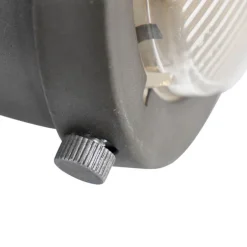 QAZQA Smarte Spots|Smarte Deckenleuchten*Smarte Deckenleuchte Stahl mit Holz inkl. 4 WiFi GU10 - Emado