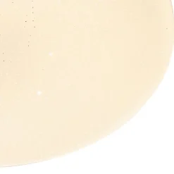 Kinder QAZQA Kinderzimmerlampen|Smarte Deckenleuchten*Smarte Deckenleuchte weiß 38 cm Sterneffekt inkl. LED mit Fernbedienung - Extrema