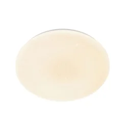 Kinder QAZQA Kinderzimmerlampen|Smarte Deckenleuchten*Smarte Deckenleuchte weiß 38 cm Sterneffekt inkl. LED mit Fernbedienung - Extrema