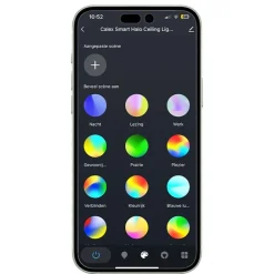 Calex Smarte Deckenleuchten|Led-Deckenleuchten*Smarte Deckenleuchte weiß 29,5 cm inkl. LED RGBW IP54 - Siem