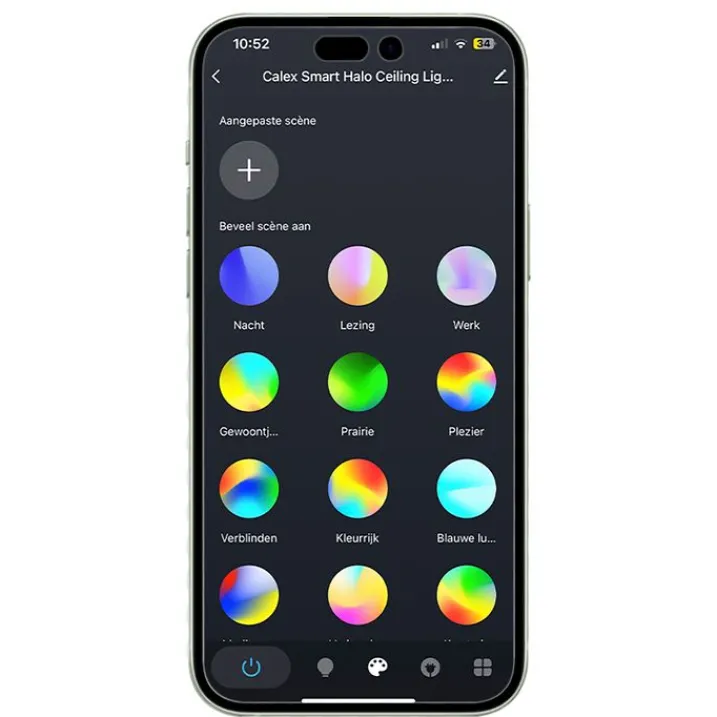 Calex Smarte Deckenleuchten|Led-Deckenleuchten*Smarte Deckenleuchte weiß 29,5 cm inkl. LED RGBW IP54 - Siem