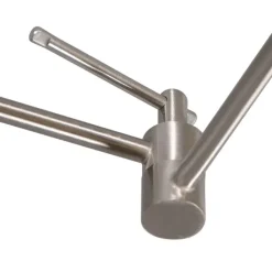 QAZQA Smarte Pendelleuchten|Pendelleuchten*Smarte Hängelampe aus Stahl mit Schirm weiß 35 cm inkl. WLAN A60 - Blitz