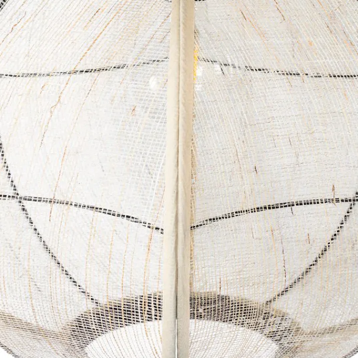 QAZQA Smarte Pendelleuchten|Pendelleuchten*Smarte Hängelampe braun 48 cm inkl. WiFi G95 - Rob