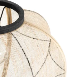 QAZQA Smarte Pendelleuchten|Pendelleuchten*Smarte Hängelampe braun 48 cm inkl. WiFi G95 - Rob