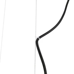 QAZQA Smarte Pendelleuchten|Pendelleuchten*Smarte Hängelampe schwarz mit Holz und Gestell 4-flammig inkl. Wifi A60 - Cage Rack