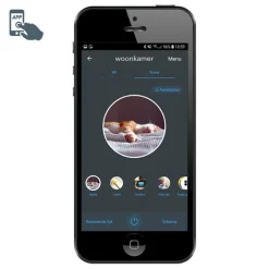 QAZQA Smarte Pendelleuchten|Pendelleuchten*Smarte Hängelampe Schwarz mit Gold 70 cm inkl. WLAN A60 - Magna