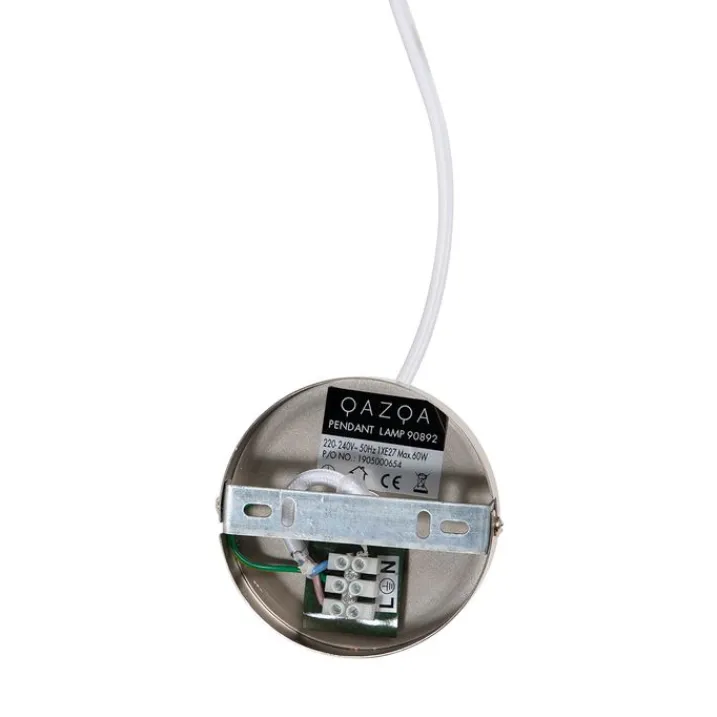 QAZQA Smarte Pendelleuchten|Pendelleuchten*Smarte Hängelampe weiß 45 cm inkl. WiFi A60 - Corda