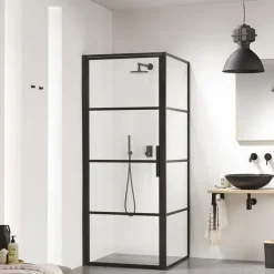 QAZQA Smarte Pendelleuchten|Pendelleuchten*Smarte Industrie-Hängelampe schwarz 38,5 cm inkl. A60 WiFi - Sicko