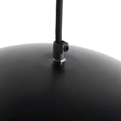 QAZQA Küchenlampen|Esszimmerlampen*Smarte Industrie-Hängelampe schwarz mit gold 50 cm inkl. Wifi G125 - Magna Eco