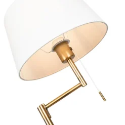 QAZQA Smarte Stehlampen|Stehlampen*Smarte klassische Stehleuchte Bronze mit Weiß inkl. WiFi A60 - Ladas Fix