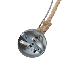 QAZQA Smarte Pendelleuchten|Pendelleuchten*Smarte ländliche Hängelampe Rattan inkl. Wifi G125 Lichtquelle - Calamus