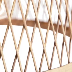 QAZQA Smarte Pendelleuchten|Pendelleuchten*Smarte ländliche Hängelampe Rattan inkl. Wifi G125 Lichtquelle - Calamus