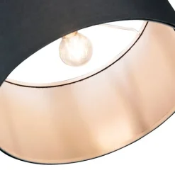 QAZQA Smarte Stehlampen|Bogenlampen*Smarte moderne Bogenlampe schwarz inkl. WiFi G95 - Vinossa