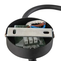 QAZQA Smarte Spots|Smarte Deckenleuchten*Smarte moderne Deckenleuchte schwarz inkl. 3 WiFi B35 - Lofty