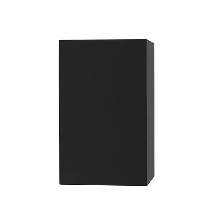 QAZQA Gartenbeleuchtung|Badezimmerlampen*Smarte moderne Wandleuchte schwarz IP44 inkl. 2 Wifi GU10 - Baleno