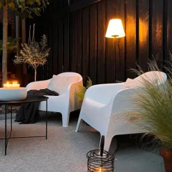 QAZQA Gartenbeleuchtung|Smarte Außenbeleuchtung*Smarte Outdoor-Stehleuchte schwarz inkl. Wifi A60 - Virginia