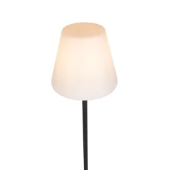 QAZQA Gartenbeleuchtung|Smarte Außenbeleuchtung*Smarte Outdoor-Stehleuchte schwarz inkl. Wifi A60 - Virginia