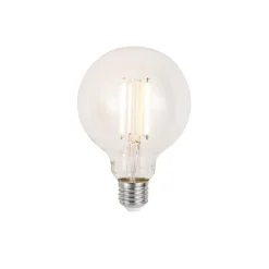 Kinder QAZQA Kinderzimmerlampen|Pendelleuchten*Smarte Pendelleuchte braun 58 cm inkl. Wifi G95 - Pascal