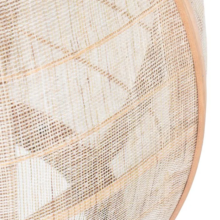 Kinder QAZQA Kinderzimmerlampen|Pendelleuchten*Smarte Pendelleuchte braun 50 cm inkl. Wifi G95 - Pascal