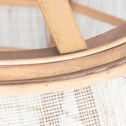 Kinder QAZQA Kinderzimmerlampen|Pendelleuchten*Smarte Pendelleuchte braun 50 cm inkl. Wifi G95 - Pascal