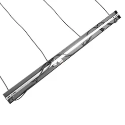 QAZQA Küchenlampen|Pendelleuchten*Smarte Pendelleuchte schwarz 4-flammig inkl. 4 Wifi G95 - Saffira