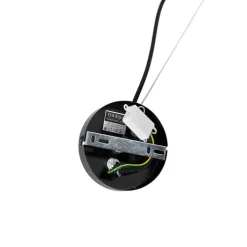 QAZQA Pendelleuchten|Esszimmerlampen*Smarte Pendelleuchte schwarz mit Rauchglas 8-flammig rund inkl. 8 Wifi G9 - Uvas