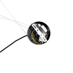 QAZQA Pendelleuchten|Wohnzimmerlampen*Smarte Pendelleuchte schwarz mit bernsteinfarbenem Glas 12-flammig inkl. 12 WiFi G9 - David