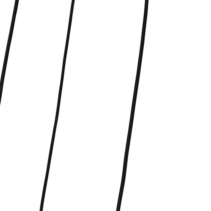 QAZQA Smarte Pendelleuchten|Pendelleuchten*Smarte Pendelleuchte Schwarz mit Rauchglas inkl. 3 Wifi A60 - Wallace