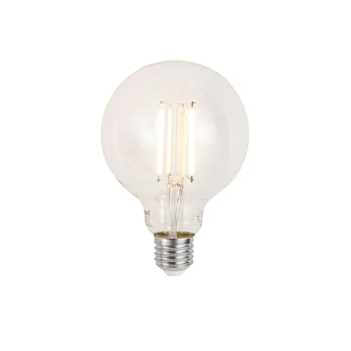 Kinder QAZQA Kinderzimmerlampen|Pendelleuchten*Smarte Pendelleuchte weiß 50cm 3-flammig inkl. 3 Wifi G95 - Plu