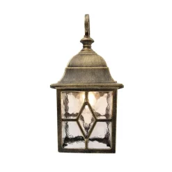 QAZQA Smarte Außenbeleuchtung|Außenwandleuchten*Smarte romantische Außenwandleuchte Bronze inkl. Wifi A60 - London