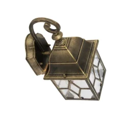 QAZQA Smarte Außenbeleuchtung|Außenwandleuchten*Smarte romantische Außenwandleuchte Bronze inkl. Wifi A60 - London